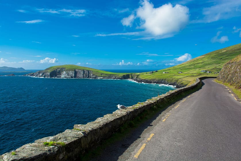 Kustweg in Ierland