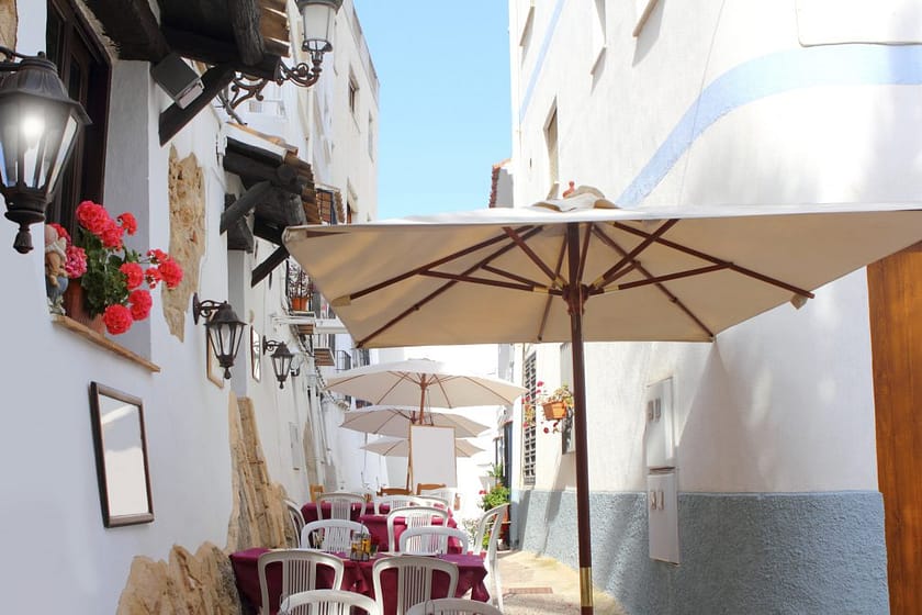 Kleine straatjes in Moraira Teulada