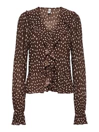 ONLKAFIE L/S FRILL TOP CS WVN | Only | Okay Fashion & Jeans