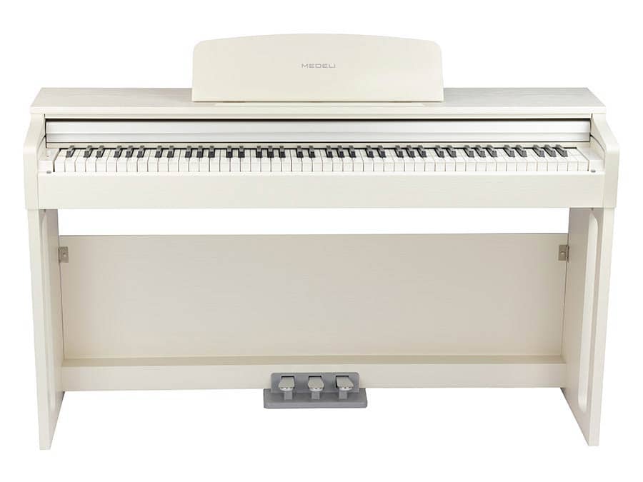 krijgen Vleugels Jabeth Wilson Digitale piano Medeli Educational Series UP81/WH 2x 20 Watt off white satin  – ToTheMaxx Music